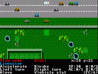 Roadwar Europa screenshot 2 for Amiga